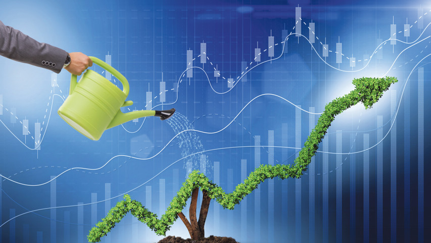 Für den Klimaschutz, volle Finanzkraft voraus