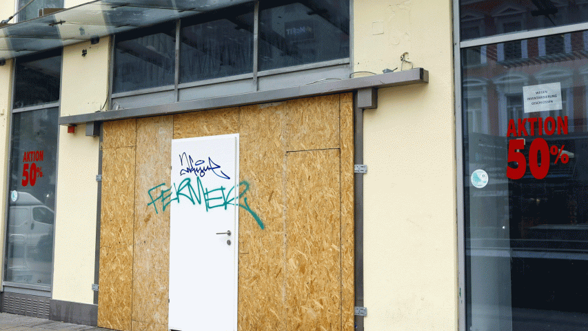 Handelsflächen nehmen weiter ab