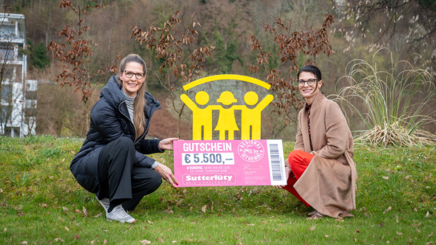 Sutterlüty-Kunden spenden 5.500 Euro für Vorarlberger Kinderdorf