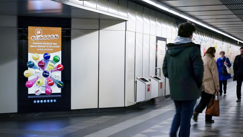 Gewista präsentiert 3D-Kampagne für jöckpot