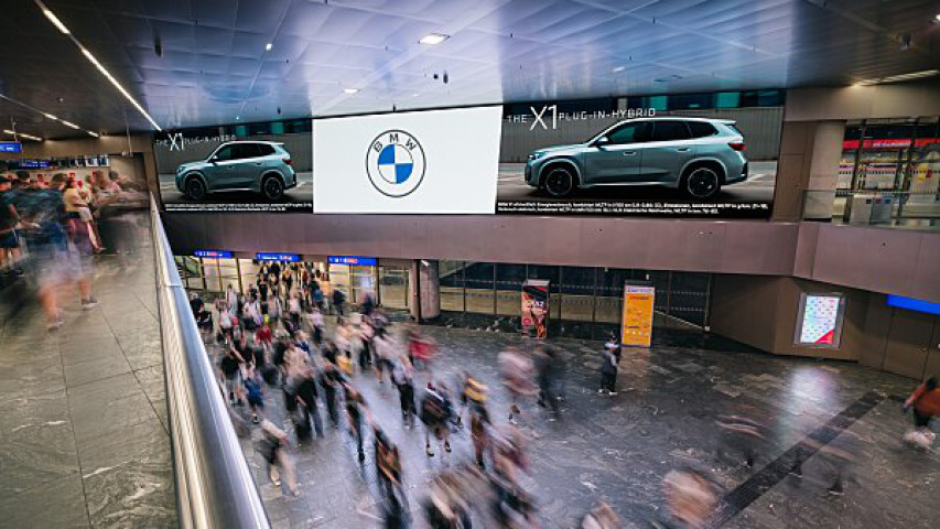 BMW nutzt neue DOOH-Werbefläche