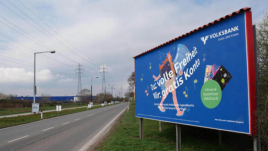 Volksbanken mit Jugendkampagne on Air