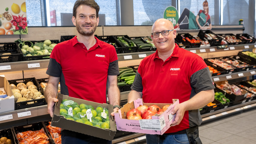 Rollentausch: Penny-Führung übernahm Filialbetrieb in Altheim