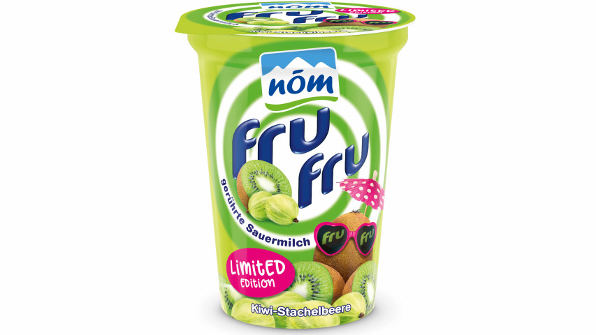 Nöm erweitert fru fru um Sommeredition mit Kiwi und Stachelbeere