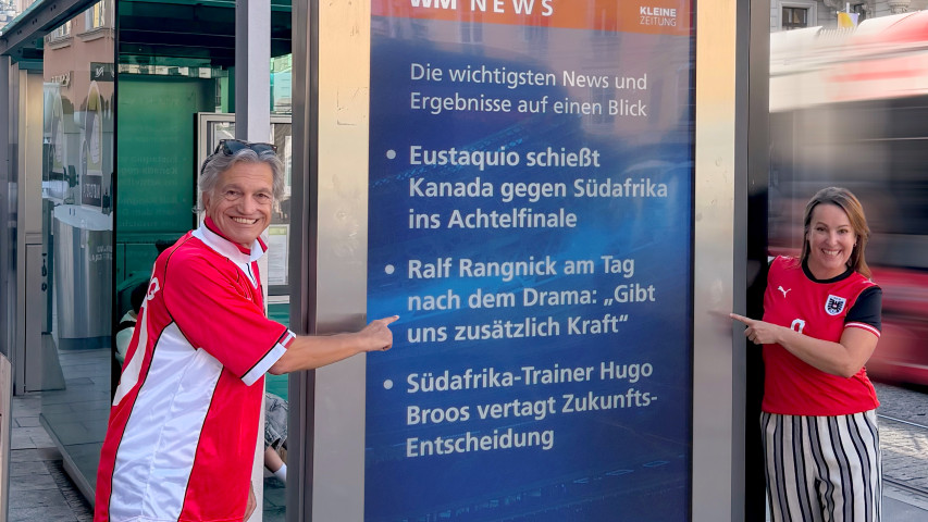 Außenwerber holen WM-Tore auf die Straße