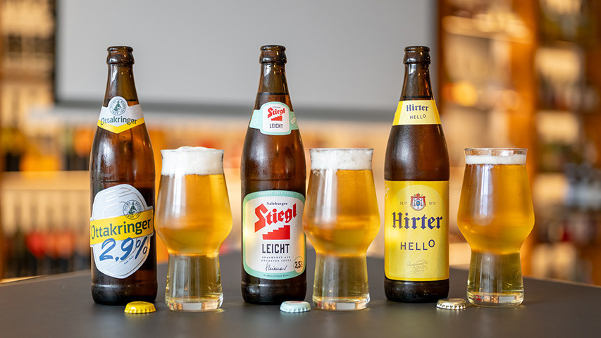 Billa bringt drei neue leichte Biere