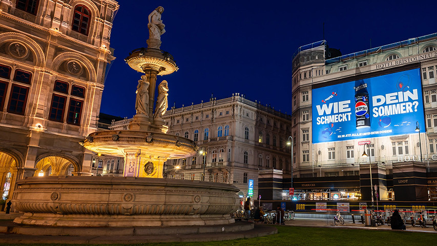 Werbewand Wien zieht positive Juli-Bilanz
