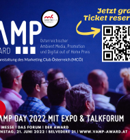 VAMP Award 2022: Ticketverkauf läuft und Programm für den ersten VAMP Day steht