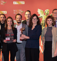 „Print-Sujet des Jahres“: Samariterbund Österreich gewinnt KURIER Werbe-Amor in Gold