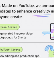 YouTube startet neue KI-basierte Anwendungen für mehr Kreativität