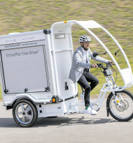 Kettenloser Antrieb für E-Cargo-Bikes 