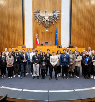 Lehrlinge erkunden das Parlament