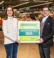 Greenpeace kürt Billa Plus zum „Supermarkt des Jahres 2024“