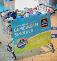 Sammelrekord bei Hofer Aktion “Gemeinsam spenden und Gutes tun”