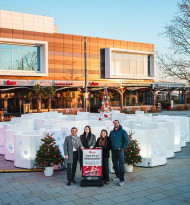 Division4 inszeniert für Westfield Shopping City Süd weihnachtliches „Eislabyrinth“ auf den Multiplex-Terrassen