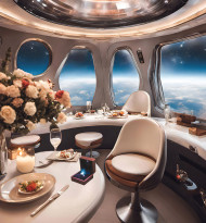 Antrag in der  Weltraumkapsel