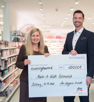 Spendenaktion von dm und Henkel: 20.000 Euro für schwerstkranke Kinder