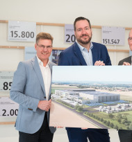 dm investiert 230 Millionen Euro in neues Verteilzentrum in Kronstorf