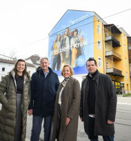 Volksbank setzt in Innsbruck auf Mural