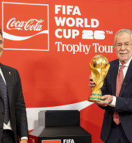 WM-Trophäe zu Gast in Österreich