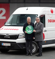 Zero Emission Transport: Plakatwerbung emissionsfrei unterwegs