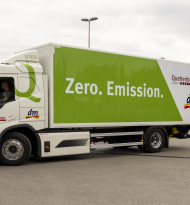 dm stellt innerstädtische Logistik in Wien auf E-Lkw um