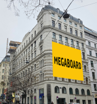 Megaboard hat neue Werbefläche in Wien