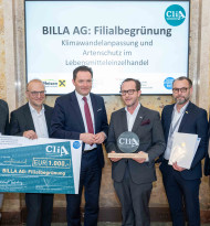 Billa erhält Staatspreis für Klimawandelanpassung