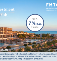 Ein Investment. Viel Urlaub.