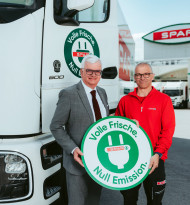 Spar investiert in klimafreundliche Lieferlogistik