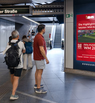 „Torparade“ von Gewista und ORF brachten die WM-Torszenen auf digitale Screens in fünf Bundesländern Österreichs