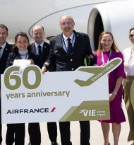 Air France feiert 60 Jahre Direktflug Wien–Paris