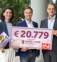 20.779 Euro für den guten Zweck: Interspar-Kunden unterstützen „Rettet das Kind“