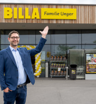 Patrick Unger übernimmt Billa Markt in Gols