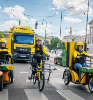 Post liefert in Wien komplett CO2-frei