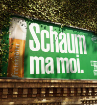 Gruppe am Park präsentiert Freistädter Bier-Kampagne