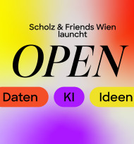 Scholz & Friends Wien launcht neues Agenturmodell „Open“ mit Fokus auf Daten, Künstlicher Intelligenz und kreativen Ideen