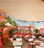 Aperol Spritz Piazza am Wiener Rathausplatz feiert zehnjähriges Bestehen
