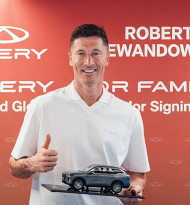 Robert Lewandowski ist globaler Markenbotschafter von Chery