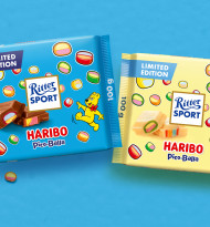 Ritter Sport und Haribo kombinieren Schokolade und Fruchtgummi