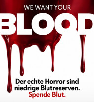 „We Want Your Blood“: Lwnd und Rotes Kreuz machen mit einer Halloween-Kampagne auf das Blutspenden aufmerksam