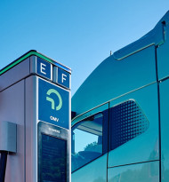 Hochleistungsladen für E-Lkw und PKW an der Brennerroute in Österreich