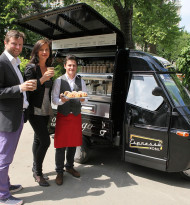 Espressomobil bringt Matcha auf drei Rädern auf die Straße
